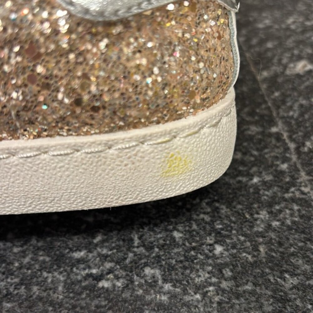 Vintage Havana White and Gold Glitter Sneakers - Picture 6 of 11